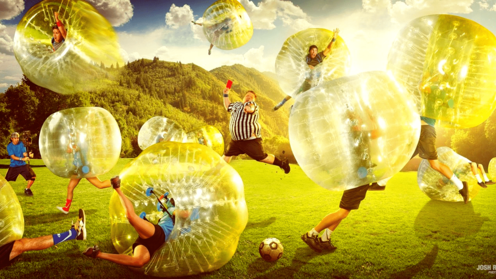 Exklusiver Trend-Sport für eure JGA: Bubble Soccer in Frankfurt für euren einzigartigen Junggesellenabschied